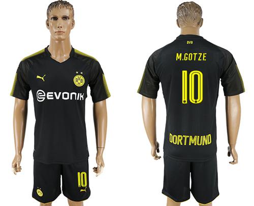 Dortmund #10 M.Gotze Away Soccer Club Jersey - Click Image to Close